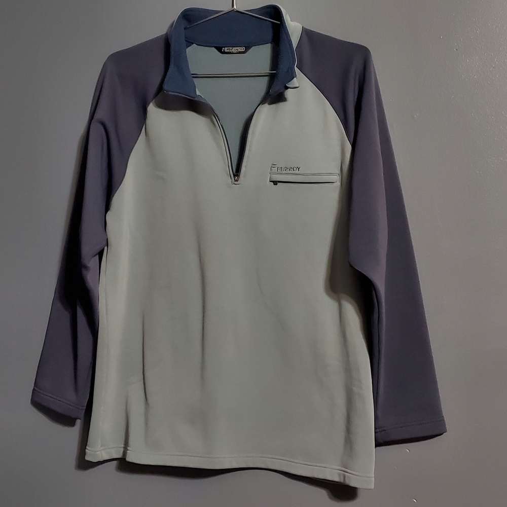 Fitzroy High Technical Outdoor Mens Size 105 XL Pullover Jacket Gray Hiking